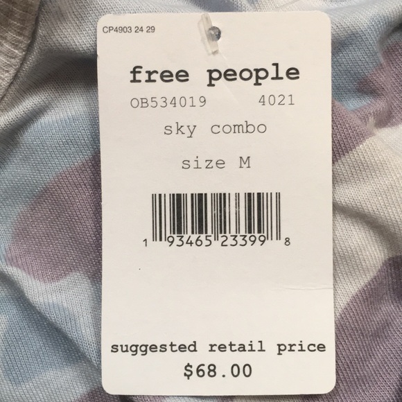 Free People We The Free Sky Combo Tee - Picture 9 of 11